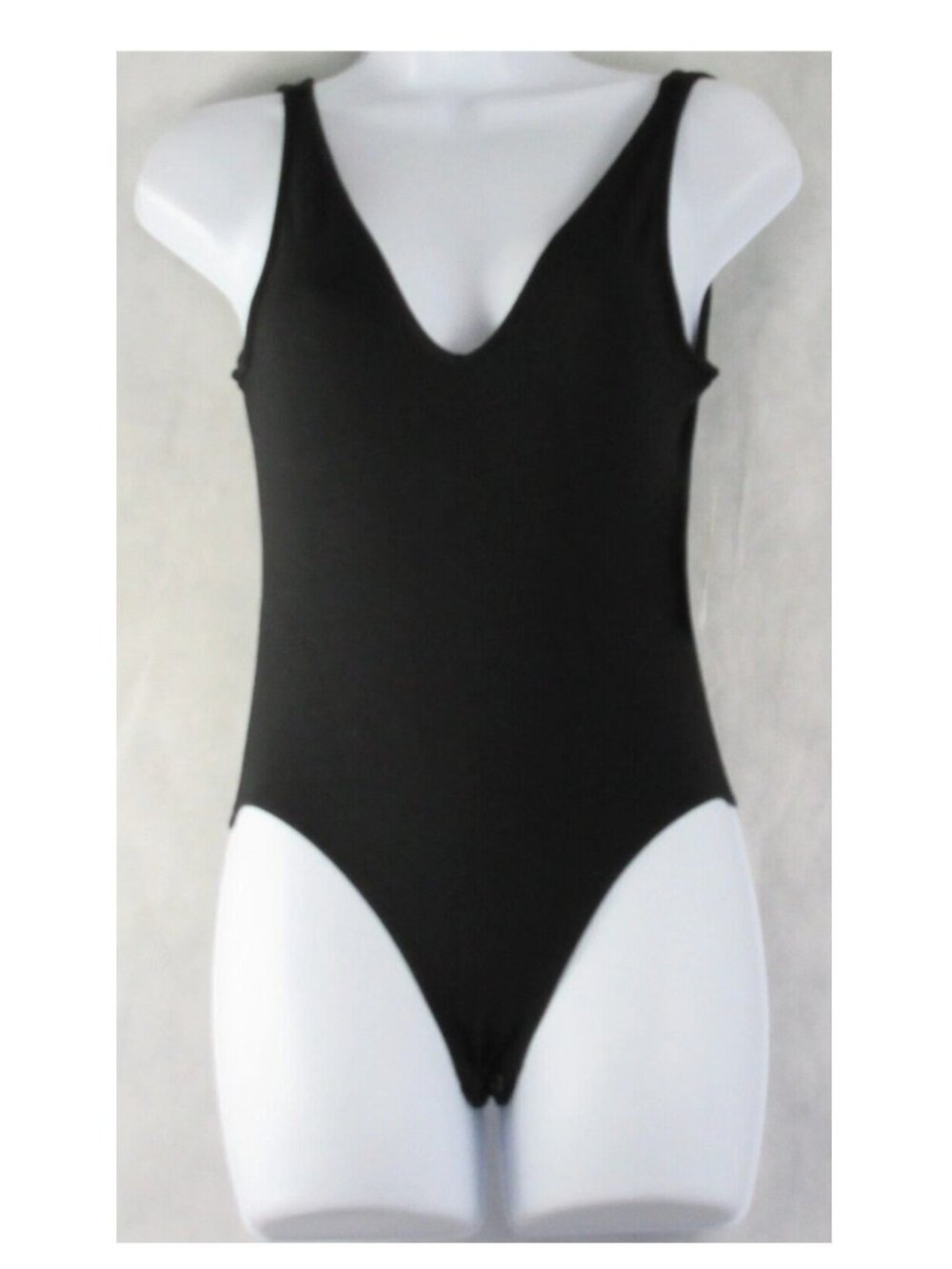 Alfani Women's Ultra Soft Comfy Modal V-Neck Bodysuit, Classic Black